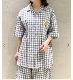 GELATO PIQUE HOMME ギンガムチェックシャツ+パンツ　セット