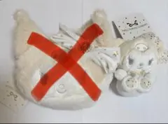 サンリオ　ホワイトデザインシリーズ　クロミ ぬいぐるみマスコットホルダー