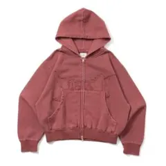 ブレスユー赤ジップパーカー ブレスユー ジップパーカー 赤 - メルカリ