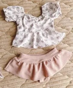 アプレレクール 花柄　水着　80