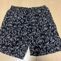 BAYFLOW リーフ柄 ショートパンツ ブラックのサムネイル