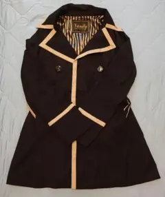 激安★ラス1【美品】レディーストレンチコート　ブラック&ベージュ
