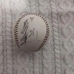 北海道日本ハムファイターズ 山崎福也 直筆サインボール - メルカリ