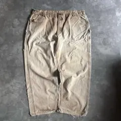 Carhartt ダックペインターパンツ W46 L32 ブラウン 極太 ワイド