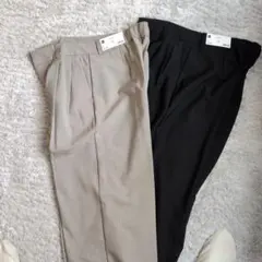 GU ワイドパンツ 2色セット XL