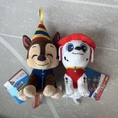 パウ・パトロール ぬいぐるみ 2体セット パーティーver.