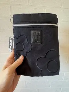 MARY QUANT ブラックショルダーバッグ(新品未使用)