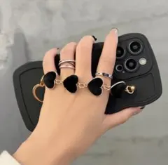 iPhone15スマホケース ハートソフトケース