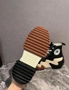 【未使用】ランスターモーション ブラック ハイカット 24.5cm