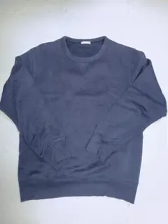 GU ネイビー クルーネック スウェット【Mサイズ】