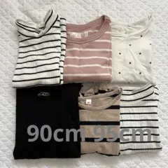 新品含む　6点まとめ売り　トップス　カットソー　長袖　90cm 95cm 女の子