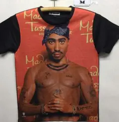 新品 2pac Tシャツ Mサイズ オレンジバック 上半身 管1813