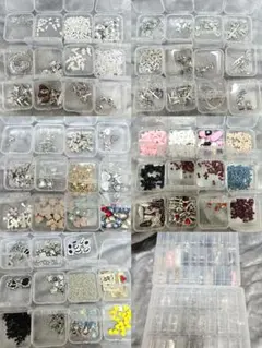 ネイル デコパーツ85種＋シリコンモールド7種