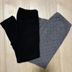 ユニクロ キッズレギンス　2枚セット　100cm