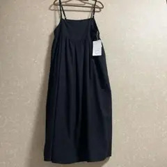 しまむらSEASON REASON ブラックスリップドレスMサイズ