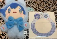 初音ミク キャンドゥ KAITO ぬいぐるみキーホルダ 缶バッジホルダー