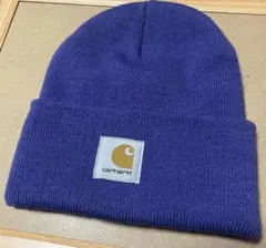 Carhartt ニット帽 パープル