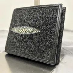 美品✨クロコ/コンパクトウォレット】トーガ 折り財布 ブラック レザー