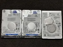 ☆2.5インチHDD 1.0TB ×２ 500GB ×1 計3点 ①
