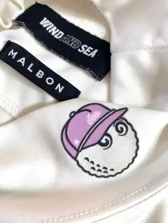 WINDANDSEAウィンダンシー Malbon マルボン モックネック 魅惑のコラボが限定販売！ 「Malbon Golf」✕「WIND AND SEA