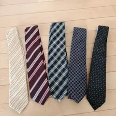 ネクタイ 5本セット ストライプ柄