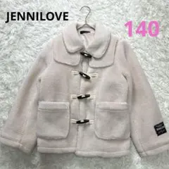 美品✨ ジェニーラブ JENNILOVE ボア ダッフルコート 140 白