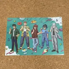 幽☆遊☆白書　クリアファイル スイーツver 浦飯幽助 桑原和真 蔵馬 飛影