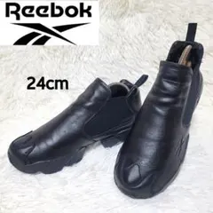 美品❤️リーボック フューリー チェルシー ブーツ 24cm ブラック 厚底のサムネイル