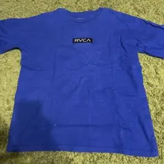 RVCA ボックスロゴ Tシャツ ブルー Mサイズのサムネイル