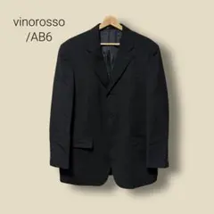 Vino Rosso 未使用タグ AB6 ジャケット パンツ スーツ セット ゼロプレッシャースーツ《Vカラージャケット》《セットアップ着用可