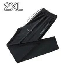 フィットネス 冷感パンツ 黒 2XL neteroメンズ ランニング