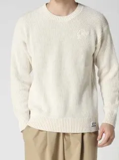 GAP コットンニット　春ニット　アイボリー　定価7990円　新品　男女兼用