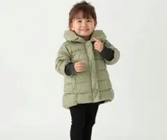 petit main 中綿コート 130cm グリーン