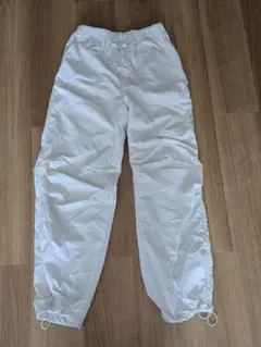 GU ホワイト ワークパンツ