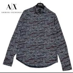 Armani Exchange テキストプリントシャツ M