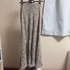 【GRL】レースデザイン マーメイドスカート ピンク