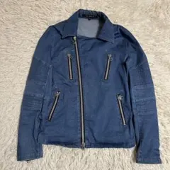 【NOIDBLACK】ノーアイディー デニム ライダース 3 L Gジャン