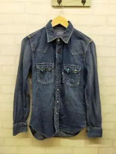 BLUE BLUE ブルーブルー ウエスタン デニムシャツ