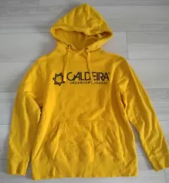 CALDEIRA パーカー イエロー　サッカー　Sサイズ