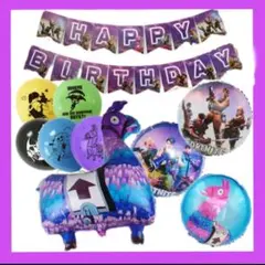 フォートナイトバルーン　誕生日バルーン