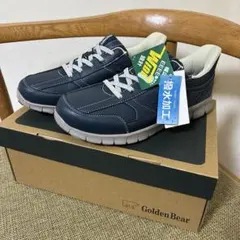 Golden Bear スニーカー ネイビー 4E 幅広 撥水加工のサムネイル