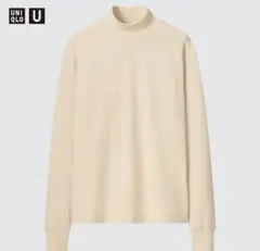 UNIQLO ユニクロ　モックネック　長袖　ヒートテック　ベージュ