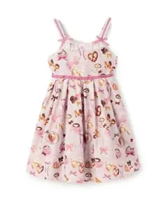 メゾピアノ　 ワンピース　カフェ柄　今期　120