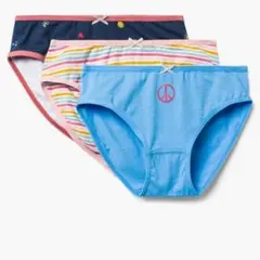 【新品】ジンボリー 下着 パンツ パンティ M 7-8ショーツ 3枚 130