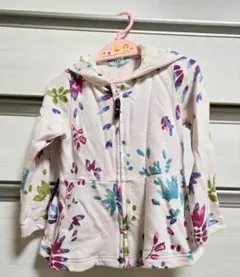 hakka kids 花柄パーカー