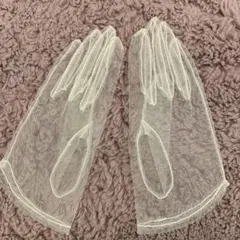 タイムセール！ウェディンググローブ新品未使用オフホワイト