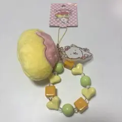 サンリオ がおぱわるぅ オムライスデザインシリーズ　ストラップ　キーホルダー