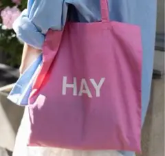 hay トートバッグ　totebag ピンク