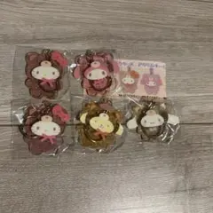サンリオ ガチャガチャ アクリルキーホルダー ラテクマ セミコンプリート