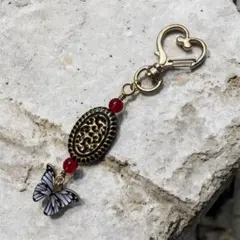 蒼月さん専用 蝶モチーフ キーホルダー